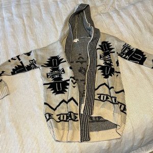 Charming Charlie hooded cardigan